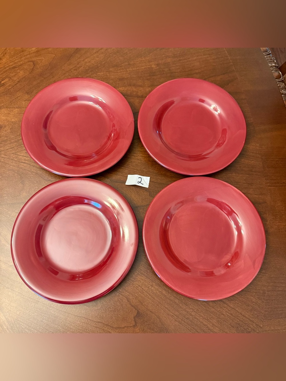 Set of 4 Tabletops Gallery Barcelona Salad Plate 8 3/8” - Lot #2